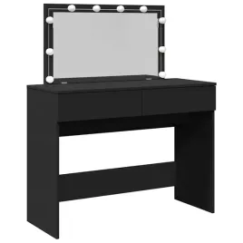 czarna-toaletka-z-oswietleniem-led-lustrem-i-2-szufladami-100x40x120-cm