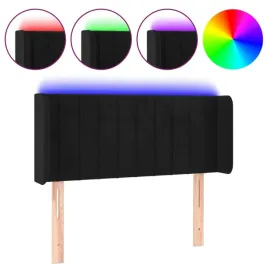zaglowek-do-lozka-z-led-czarny-93x16x78-88-cm-aksamit
