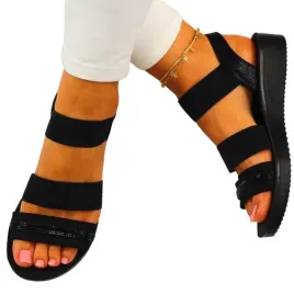 sandaly-damskie-sportowe-czarne-paski