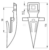bagnet-pojedynczy-hederu-stan-opakowania-oryginalne