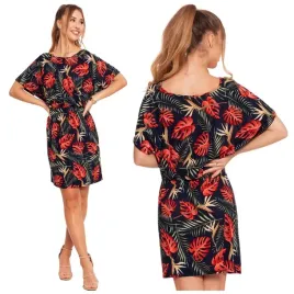 krotka-sukienka-damska-luzna-letnia-rozkloszowana-rekawek-krotki-moraj-l-xl