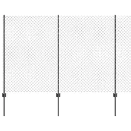 ogrodzenie-z-slupkami-szary-1-5-x-10-m-stal