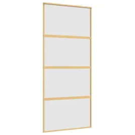 drzwi-przesuwne-zlote-90x205-cm-mrozone-szklo-esg-aluminium
