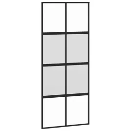 drzwi-przesuwne-czarne-90x205-cm-szklo-hartowane-aluminium