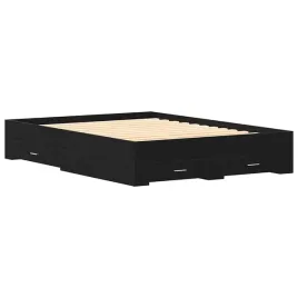 rustykalna-ramka-lozka-z-szufladami-czarny-dab-193-x-143-x-32-cm