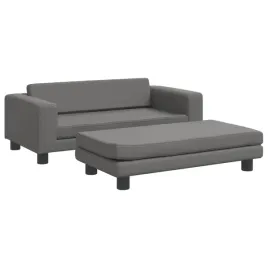 legowisko-dla-psa-z-dostawka-szare-100x50x30-cm-ekoskora