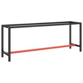 solidna-rama-do-stolu-roboczego-matowy-czarno-czerwony-210x50x79-cm