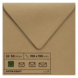 netuno-40-kwadratowych-kopert-papier-typu-kraft-155-x-155-mm-100-g