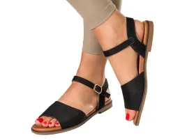 czarne-sandaly-damskie-na-ozdobnej-plaskiej-podeszwie-klasyczne-lekkie-r-40