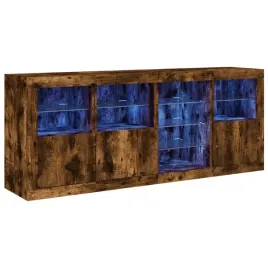 szafka-z-oswietleniem-led-przydymiony-dab-164x37x67-cm
