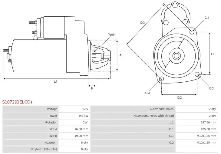rozrusznik-delco-as-pl-s1072-delco-stan-nowy-waga-z-opakowaniem-11-kg