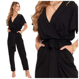 czarny-elegancki-kombinezon-damski-dlugi-krotki-rekaw-moraj-r-s-36