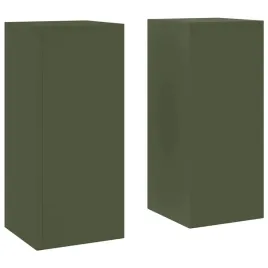 stojaki-na-rosliny-2-pcs-oliwkowy-24-x-24-x-55-cm-stal