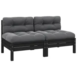 sofa-ogrodowa-drewniana-czarna-2-osobowa-z-poduszkami
