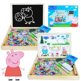tablica-drewniana-swinka-peppa-kredowa-magnetyczna