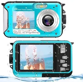 kamera-cyfrowa-podwodna-yixinxin-4k-aparat-cyfrowy-niebieski-wodoodporny