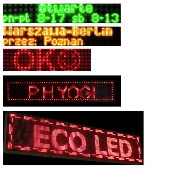 reklama-panel-led-wyswietlacz-tablica-100-20-stan-nowy