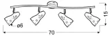 fiord-listwa-4x40w-e14-bialy-kolor-bialy