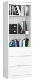 regal-stojacy-60-cm-do-biura-ksiazki-3-szuflady-3-polki-waski-pojemny-bialy