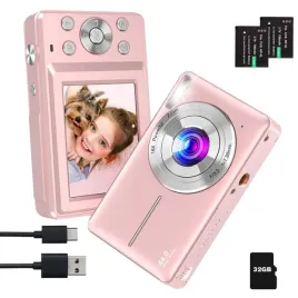 aparat-kompaktowy-cyfrowy-hd-1080p-44mp-blysk-wypelniajacy-16x-zoom-rozowy