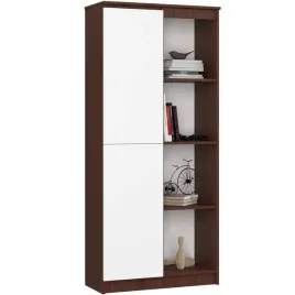 regal-stojacy-80-cm-biurowy-szafka-1-drzwi-8-polek-pojemny-wenge-bialy