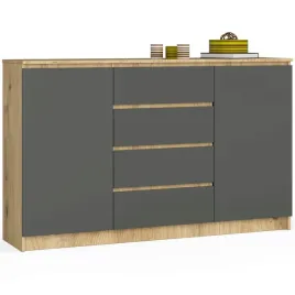 komoda-wysoka-160-cm-2-drzwi-4-szuflady-pojemna-dab-artisan-grafit-szary