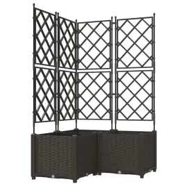 donica-ogrodowa-z-trellem-3-pcs-brazowy-80-x-80-x-143-cm-pp