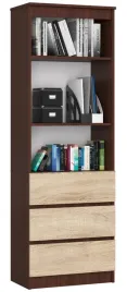 regal-do-salonu-wenge-sonoma-3-szuflady-3-polki-60