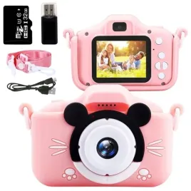 zeet-aparat-dla-dzieci-sd-32gb-40mp-gry-lcd-selfie-myszka-miki-rozowy