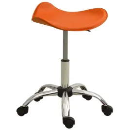 taboret-kosmetyczny-pomaranczowy-sztuczna-skora