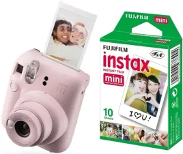 aparat-fujifilm-instax-mini-12-rozowy-wklad-biala-ramka