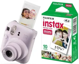 aparat-fujifilm-instax-mini-12-fiolet-wklad-biala-ramka