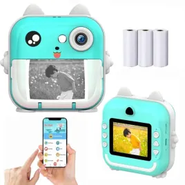 aparat-natychmiastowy-dla-dzieci-2-kamery-drukujacy-3-rolki-drukus-turkus