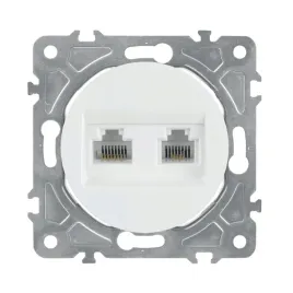 gniazdo-rj45-rj11-biale-oval