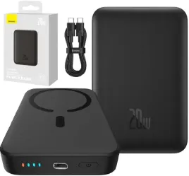 szybki-powerbank-baseus-10000mah-pd-20w-usb-c-magsafe-ladowanie-indukcyjne