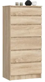 komoda-do-salonu-wysoka-60-cm-6-szuflad-bezuchwytowa-szafka-dab-sonoma