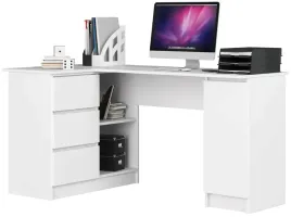 biurko-narozne-b20-155-cm-lewostronne-3-szuflady-4-polki-1-drzwi-biale