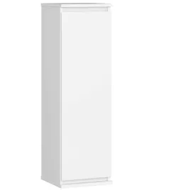 witryna-30-cm-szafka-wiszaca-do-salonu-1-drzwi-3-polki-waska-slupek-biala