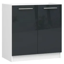 szafka-kuchenna-pod-zlew-oliwia-80-cm-2-drzwi-stojaca-biala-grafit-polysk