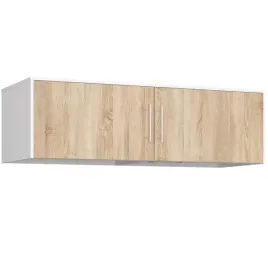 nadstawka-na-szafe-przesuwna-150-cm-sypialnia-2-drzwi-2-polki-biala-sonoma