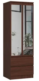 szafa-do-garderoby-60-z-lustrem-wenge-2-szuflady