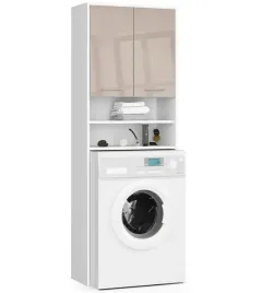 szafka-nad-pralke-180-cm-4-polki-cappuccino-polysk