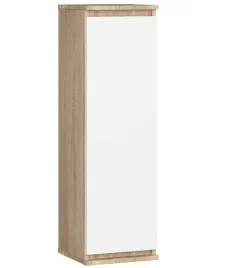 witryna-do-salonu-30-cm-dab-sonoma-biala-3-polki
