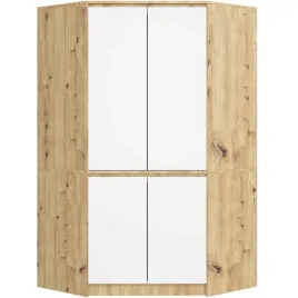 garderoba-szafa-do-przedpokoju-100-cm-narozna-4-drzwi-6-polek-artisan-biala