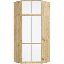 szafa-dla-dziecka-z-nadstawka-100-cm-narozna-6-drzwi-9-polek-artisan-biala