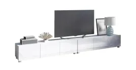 stolik-rtv-bialy-polysk-300cm-wiszacy-lub-stojacy