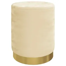 okragly-stolek-ze-schowkiem-brzoskwiniowy-obity-aksamitem-31-x-37-cm