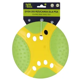 zabawka-frisbee-dysk-do-rzucania-dla-psa-zolty-trik-roll-23-cm