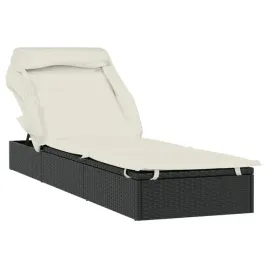 lezak-skladany-z-zadaszeniem-czarny-213-x-63-x-97-cm-poduszka-kremowa