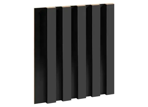 LAMELE ŚCIENNE CZARNE NA PŁYCIE CZA 260x2750mm